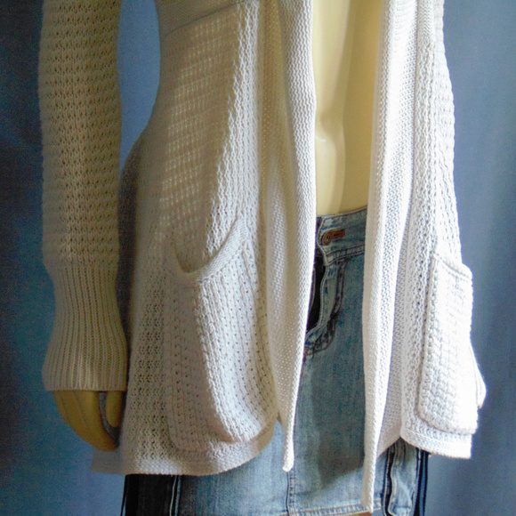 Angel of the North Anthro Long Open Cardigan S - Picture 3 of 8